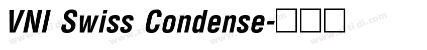 VNI Swiss Condense字体转换